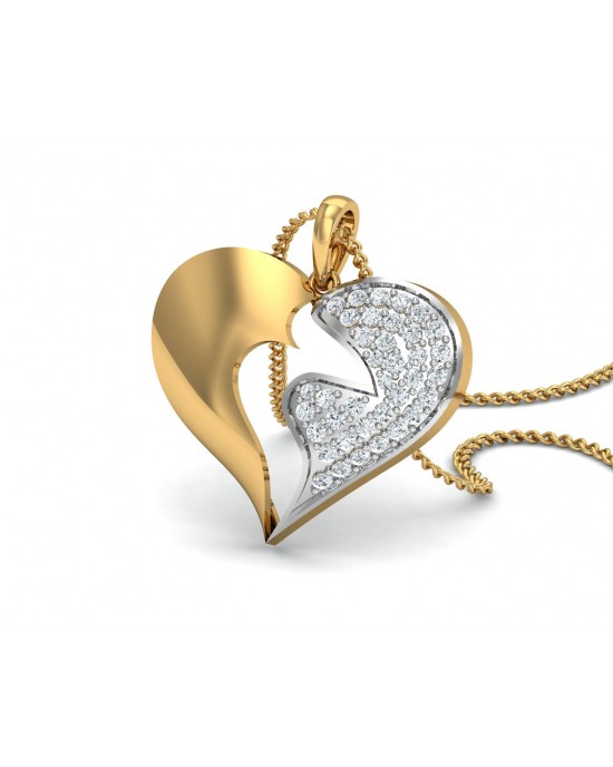 Pana  Diamond Heart  Pendant 