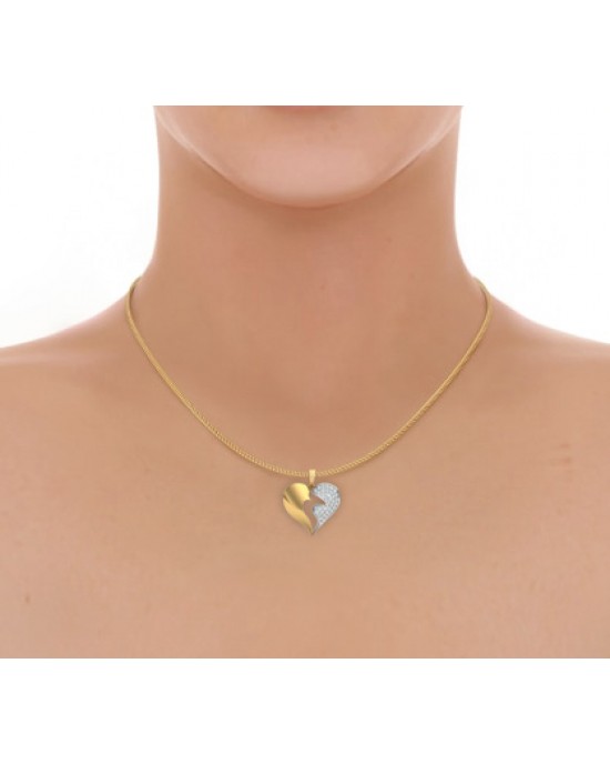 Pana  Diamond Heart  Pendant 