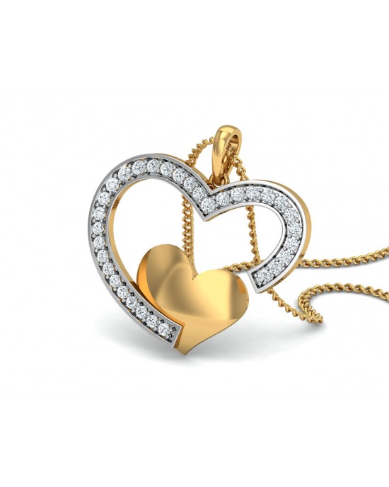 Fiona Diamond Heart  Pendant