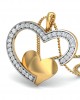 Fiona Diamond Heart  Pendant