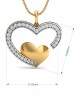 Fiona Diamond Heart  Pendant