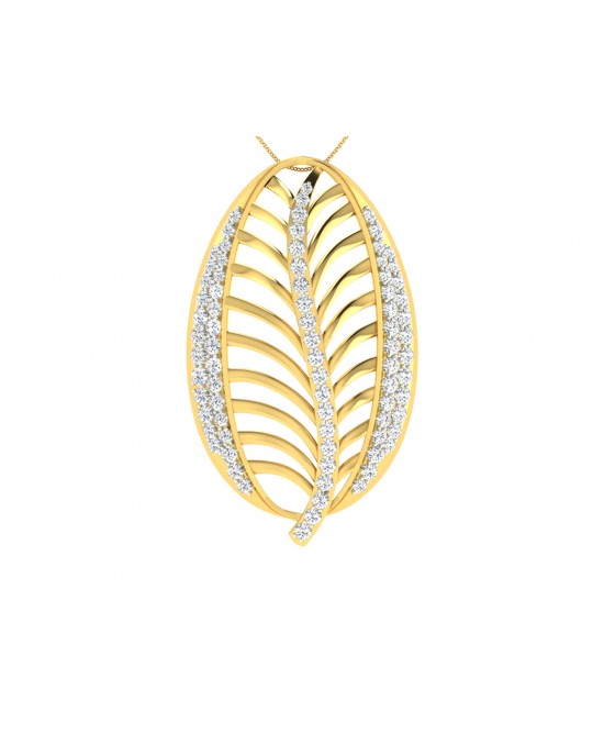 Perry Diamond Pendant in Gold