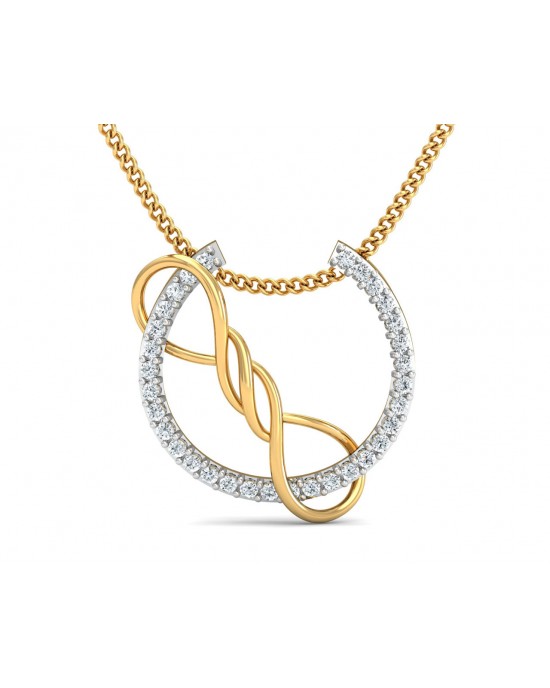 Tanya Diamond  Pendant in Gold