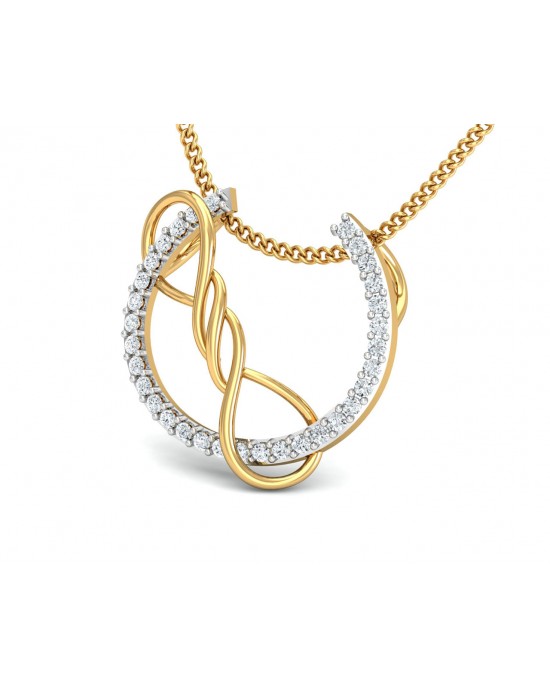 Tanya Diamond  Pendant in Gold