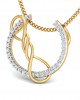 Tanya Diamond  Pendant in Gold