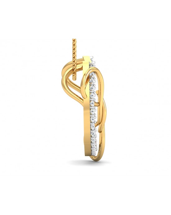 Tanya Diamond  Pendant in Gold