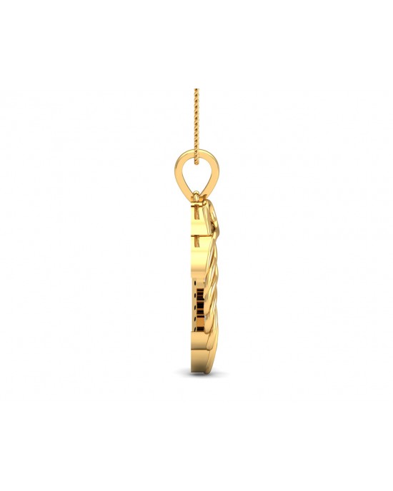 Irene Diamond Pendant in Gold