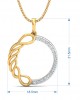 Irene Diamond Pendant in Gold