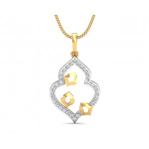 Ella Diamond Pendant in Gold