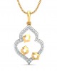 Ella Diamond Pendant in Gold