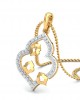 Ella Diamond Pendant in Gold