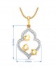 Ella Diamond Pendant in Gold