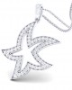 Stella Marina Diamond Pendant in 18k white gold