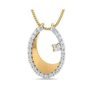 Wina diamond pendant in Gold