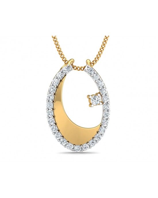 Wina diamond pendant in Gold