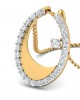 Wina diamond pendant in Gold