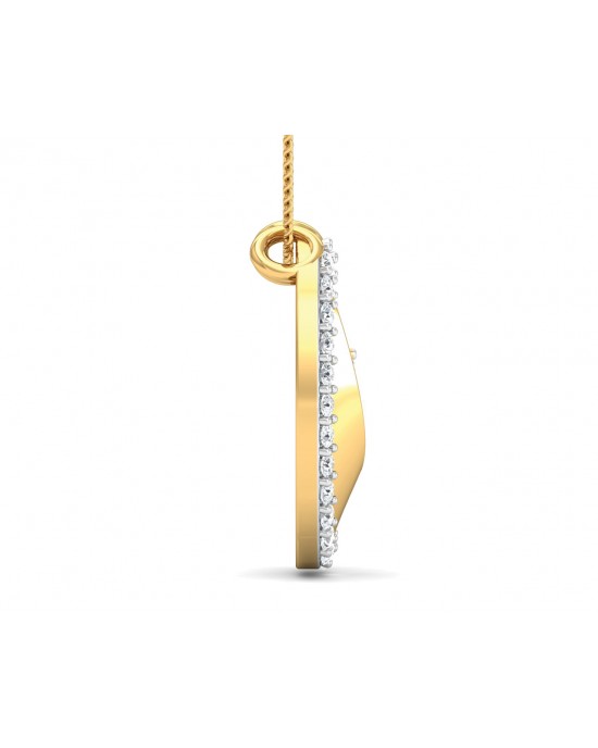 Wina diamond pendant in Gold