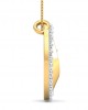 Wina diamond pendant in Gold