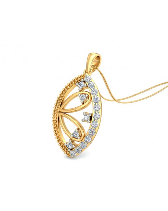 Tara Diamond Pendant In Gold 