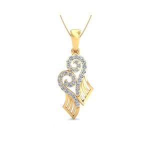 Sana Diamond Pendant in gold