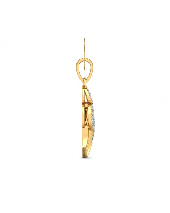 Sana Diamond Pendant in gold