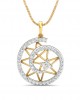 Astra Diamond pendant in 14k hallmarked Gold