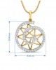 Astra Diamond pendant in 14k hallmarked Gold