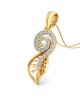 Sama Designer Diamond Pendant in gold