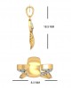 Sama Designer Diamond Pendant in gold