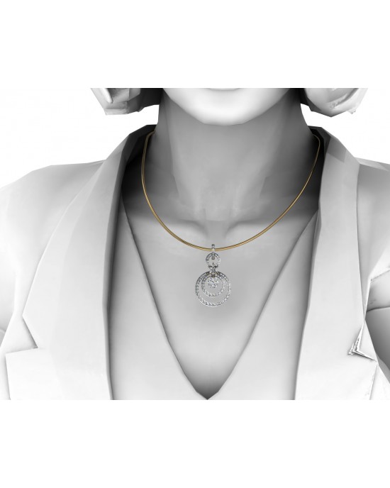 Kira Radiant Diamond Pendant