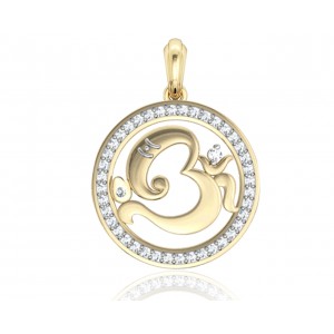 Aum Ganesh Gold Pendant