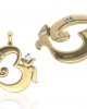 Om Ganesh Gold Pendant