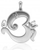 Om Ganesh Gold Pendant