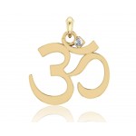 Gold Om Pendant 