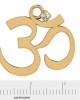 Gold Om Pendant 