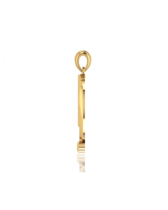 Gold Khanda Pendant