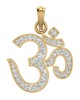 Impressive Diamond Om Pendant