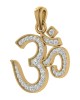 Impressive Diamond Om Pendant