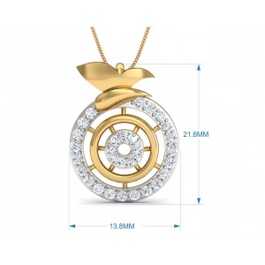 Aditri Daily Wear Diamond Pendant Set