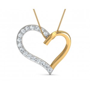 Amia Diamond Heart Pendant