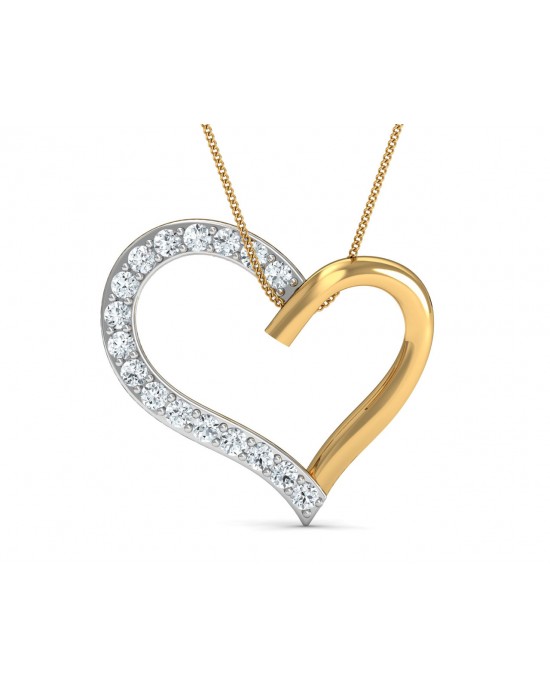 Amia Diamond Heart Pendant