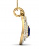 Anchita Sapphire Diamond Pendant