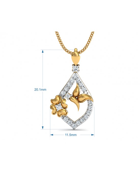 Nitya Delicate  Diamond Pendant