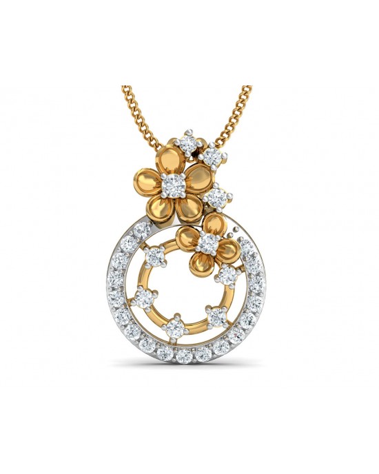 Arnit Diamond Pendant in Gold