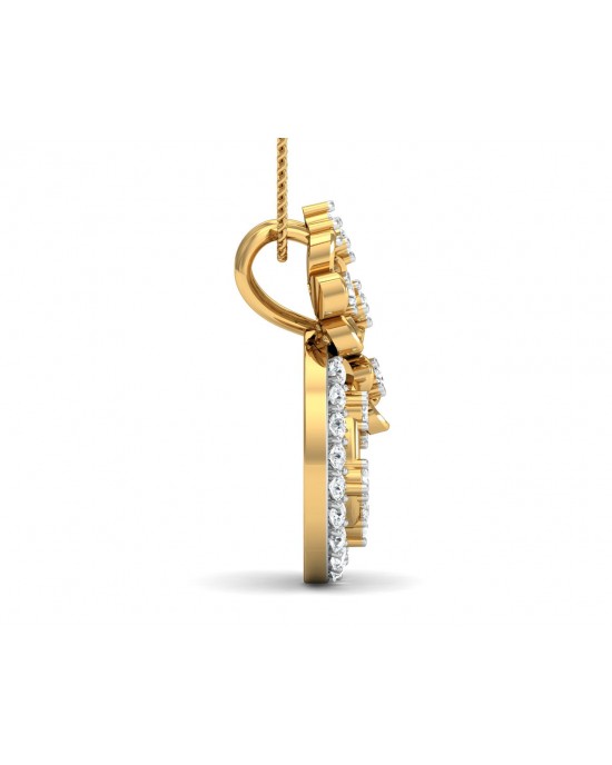 Arnit Diamond Pendant in Gold