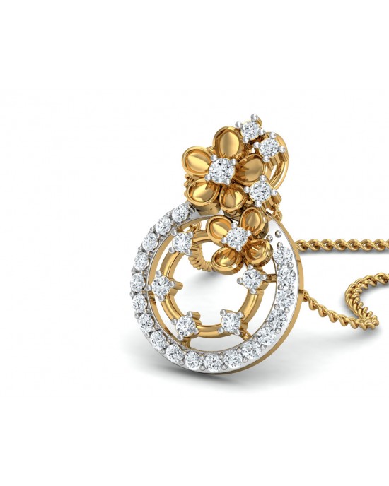 Arnit Diamond Pendant in Gold