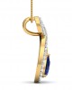 Tarini Blue Sapphire & Diamond Pendant