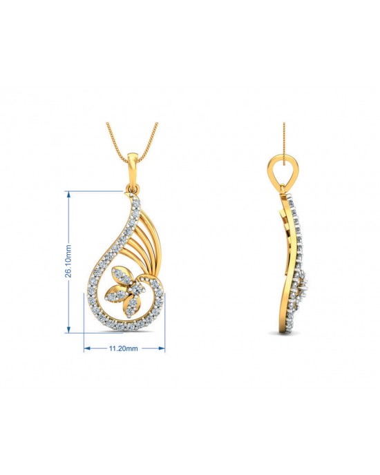 Charvi Designer Diamond Pendant