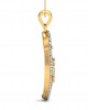 Nawra Diamond Pendant in Gold