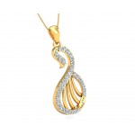 Swan Diamond Pendant